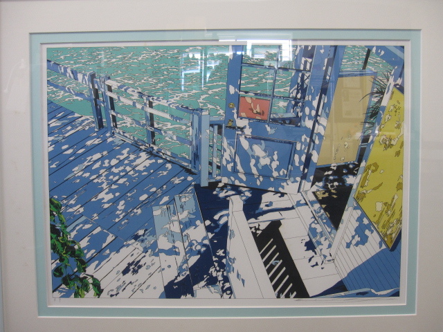 【絵画】鈴木英人「フィッシャーマンズテーブル」リトグラフ 買取 / 買取専門 金沢買取プラザ