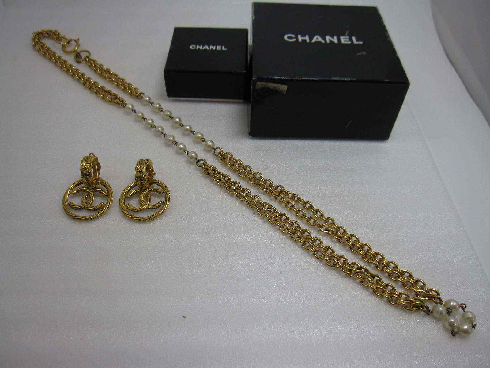 【ブランド品】CHANEL シャネル アクセサリー ネックレス・イヤリング ゴールドカラー  / 買取専門 金沢買取プラザ